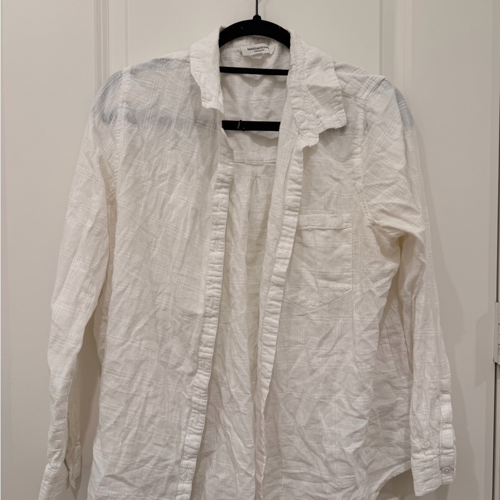 beachlunchlounge White Button Down Shirt